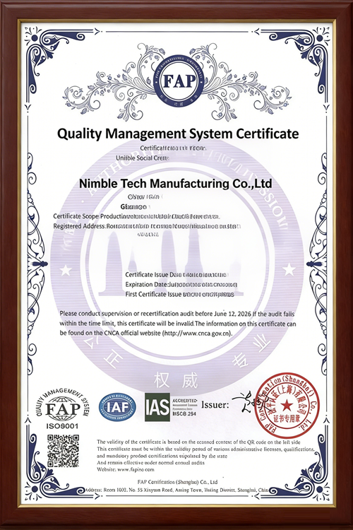 Nimble Tech Manufacturing Co.,Ltd